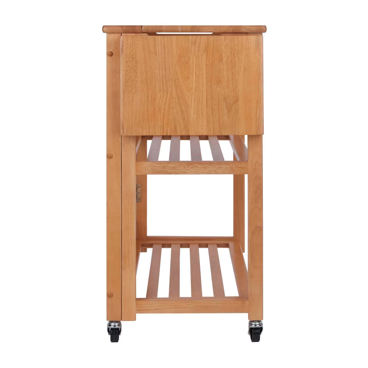 Storage Cart – Culinvaro Foldable Cart Wood/Light Oak