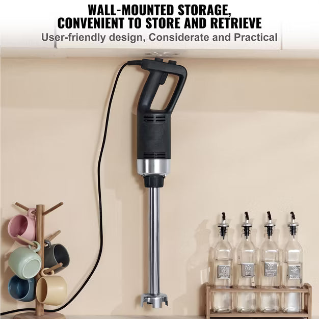 Immersion Blender – Blender, 750W 16" Heavy Duty Hand Mixer – Stainless Steel