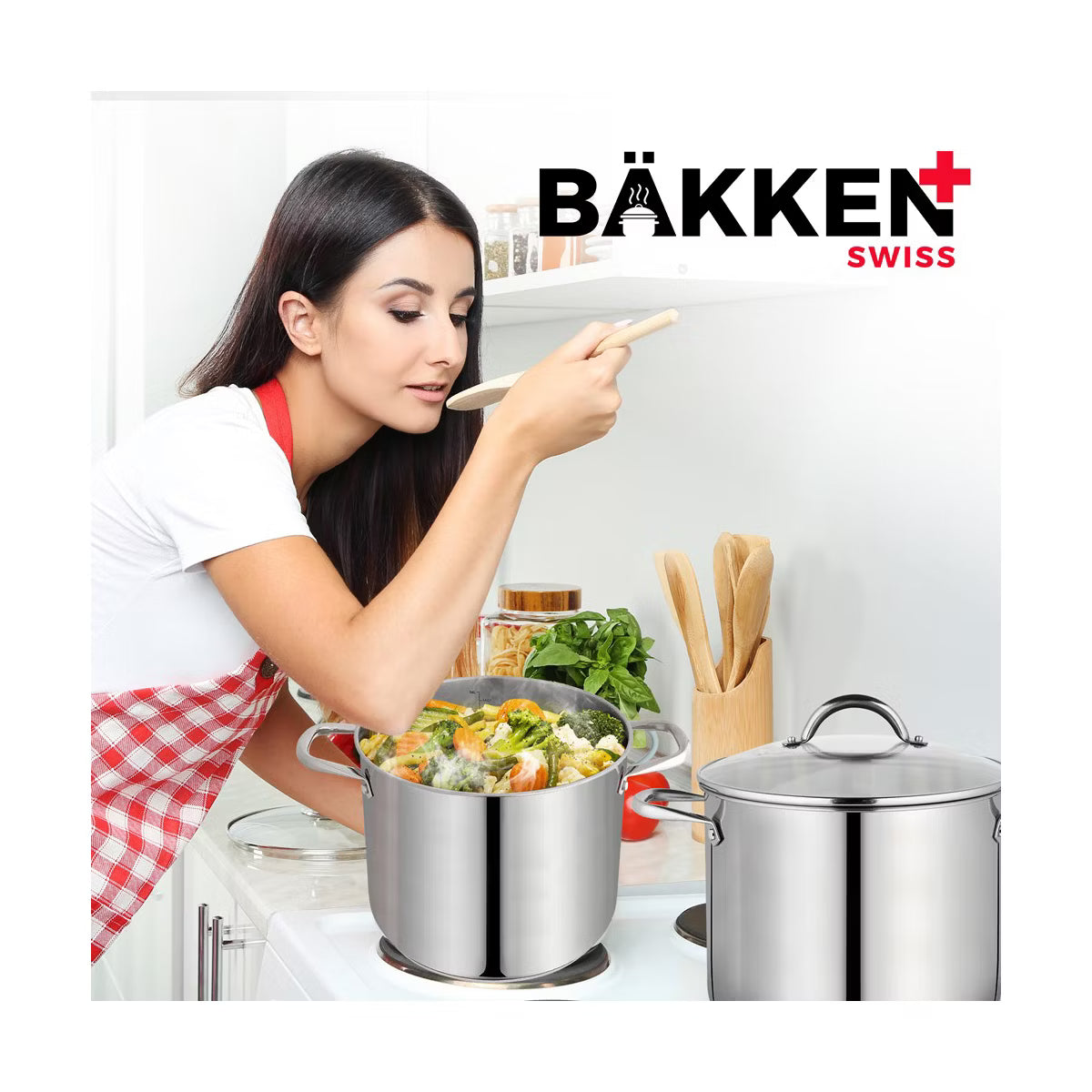 Stock Pot – Deluxe Stockpot – Silver