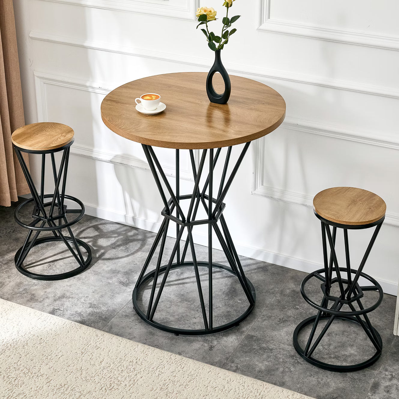 Dining Set – Culinvaro 3-Piece Bar Height Dining Set