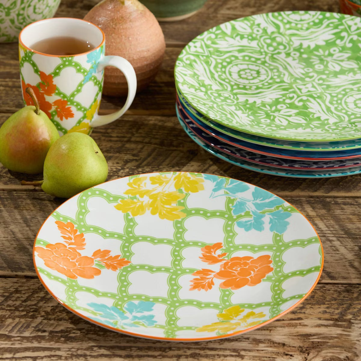 Dinner Plate – Culinvaro Pavillion Set of 6 Assorted Dinner Plates