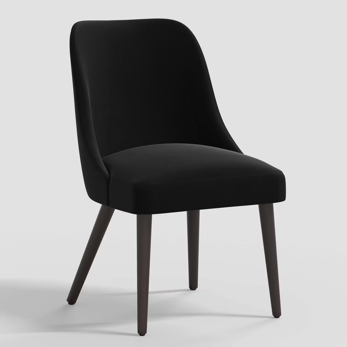 Dining Chair – Culinvaro Geller Modern Dining Chair in Classic Velvet Black