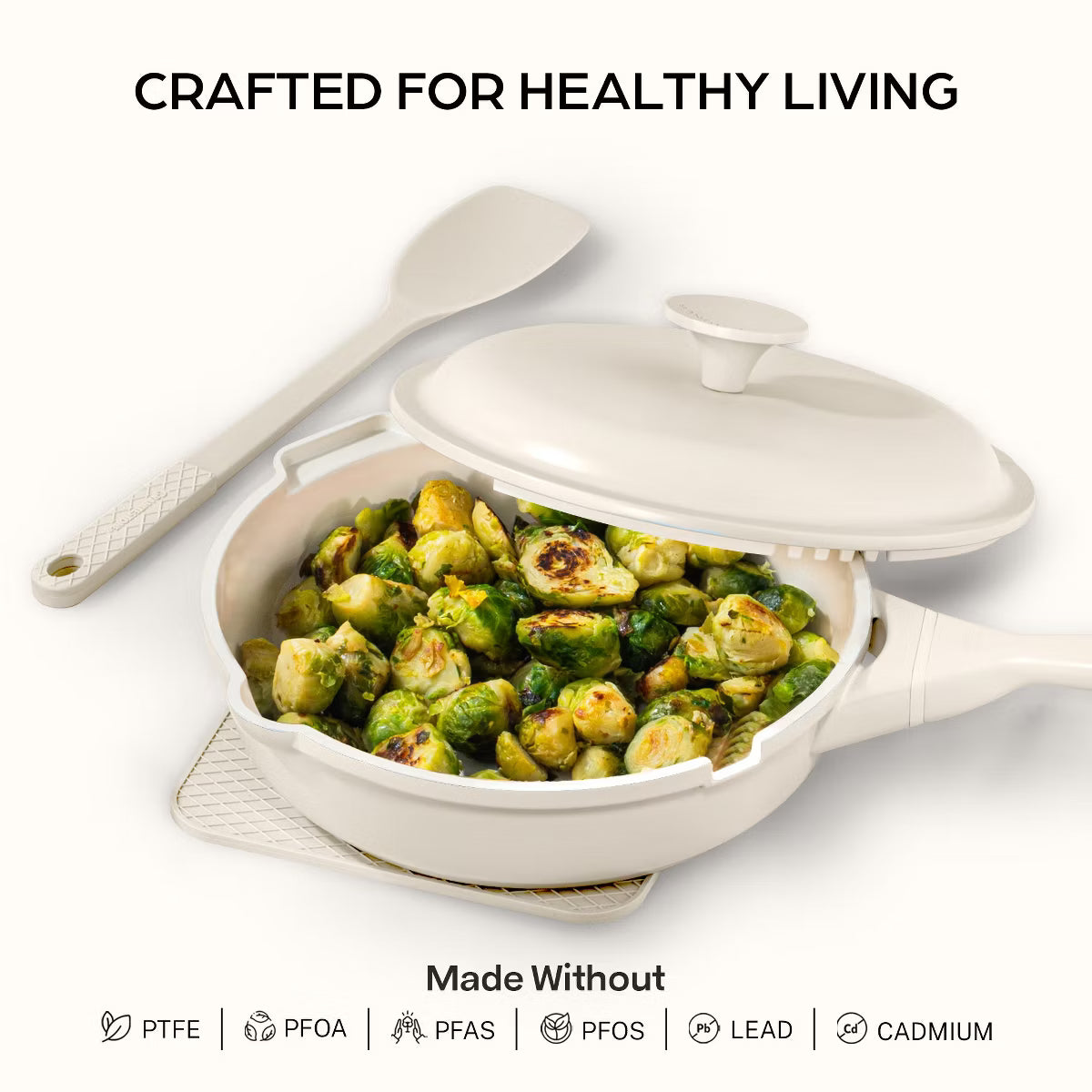 Frying Pan – Zuka Everyday Pan 8" Nonstick Multi – Cream