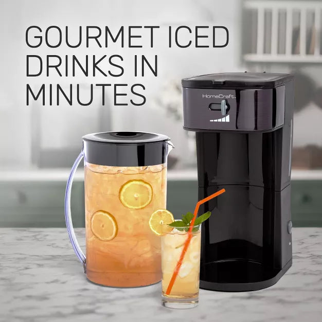 Cold Brew Coffee Maker – 3-Quart Stainless Cafe Iced Coffee and Tea Brewing System – Black