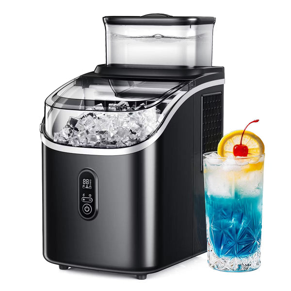 Ice Maker – Portable Ice Maker Countertop, 34Lbs/Day – Stainless Steel
