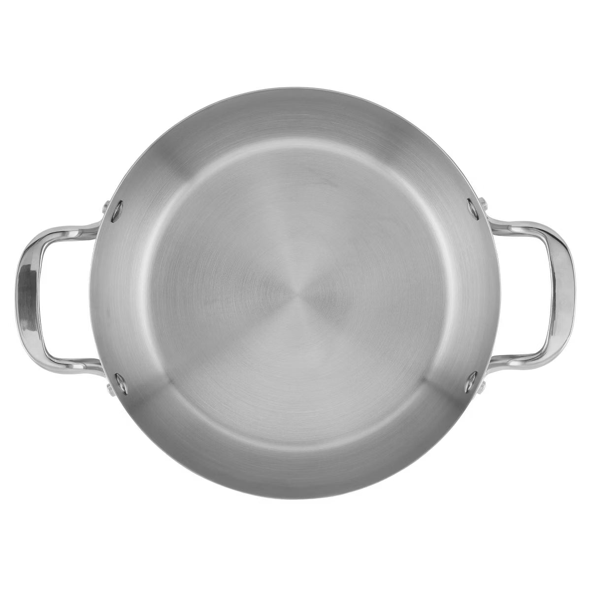 Casserole Dish – 4qt Casserole with Lid: Round Baking Dish – Silver