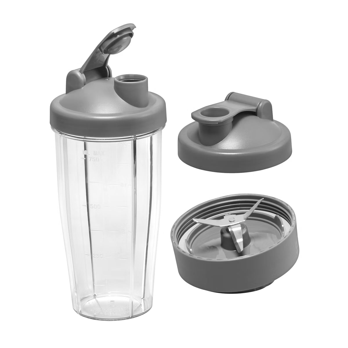 Personal Blender – Speed 300-Watt Electric Personal Blender with 2 Cups – Gray