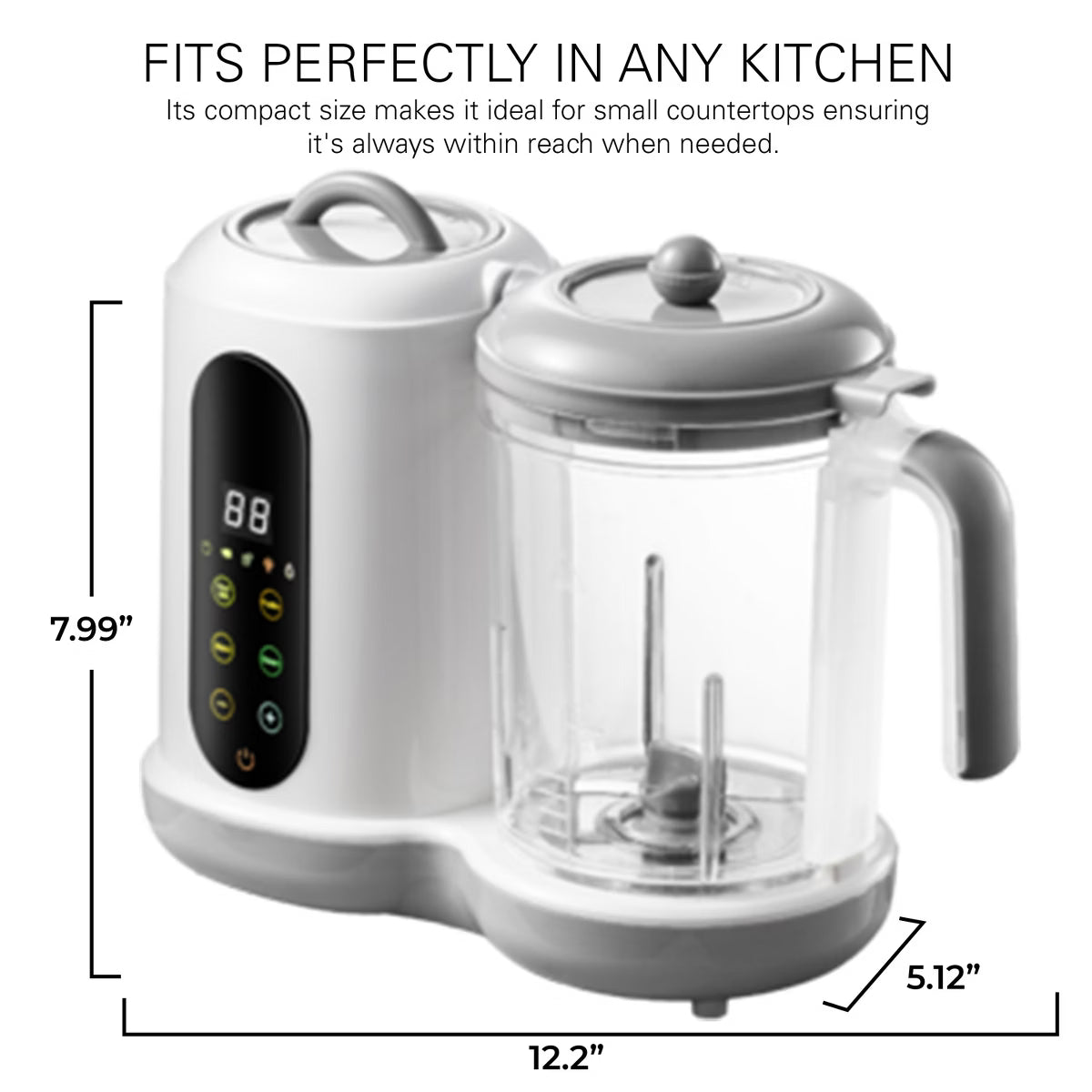 Bottle Warmer – Baby Blender, Baby Food Processor – White
