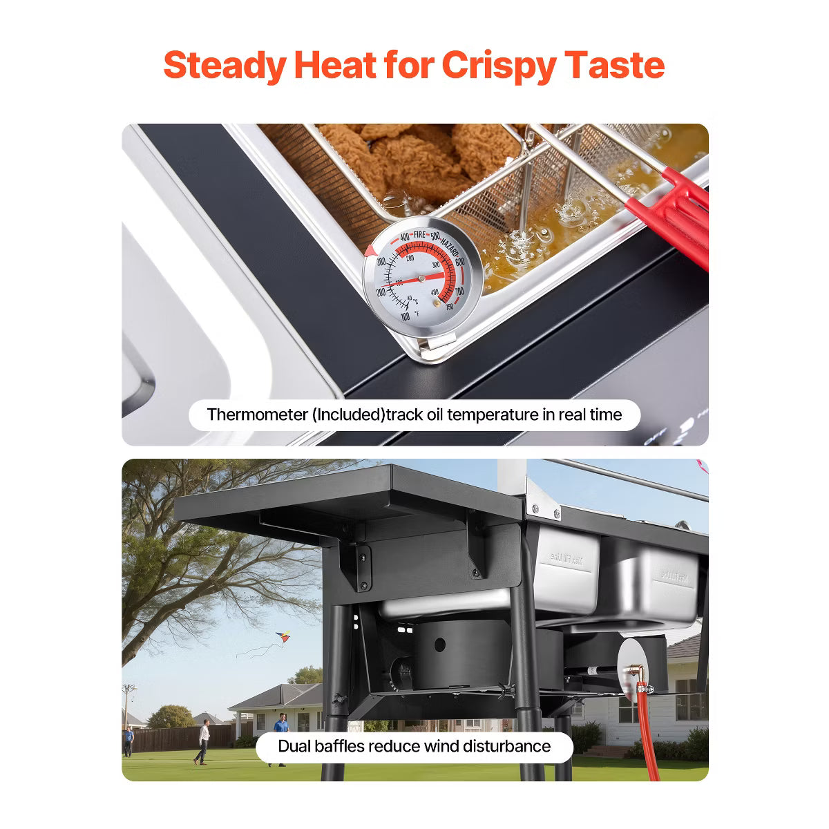 Deep Fryer – Outdoor Propane Deep Fryer – Black