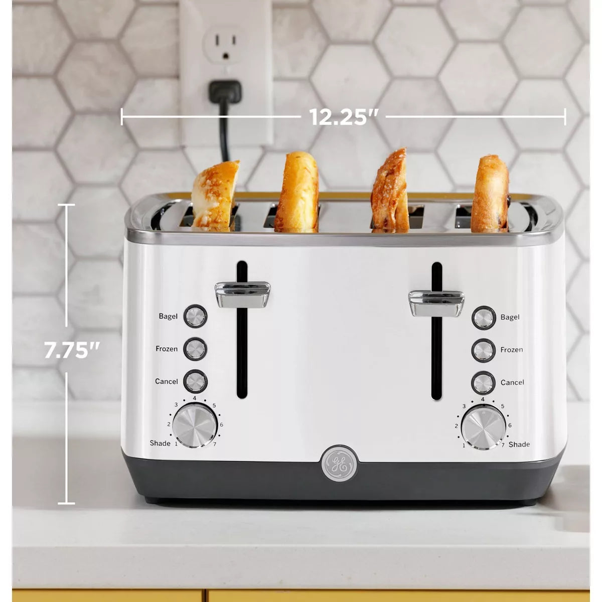 Toaster – 4 Slice Toaster – White