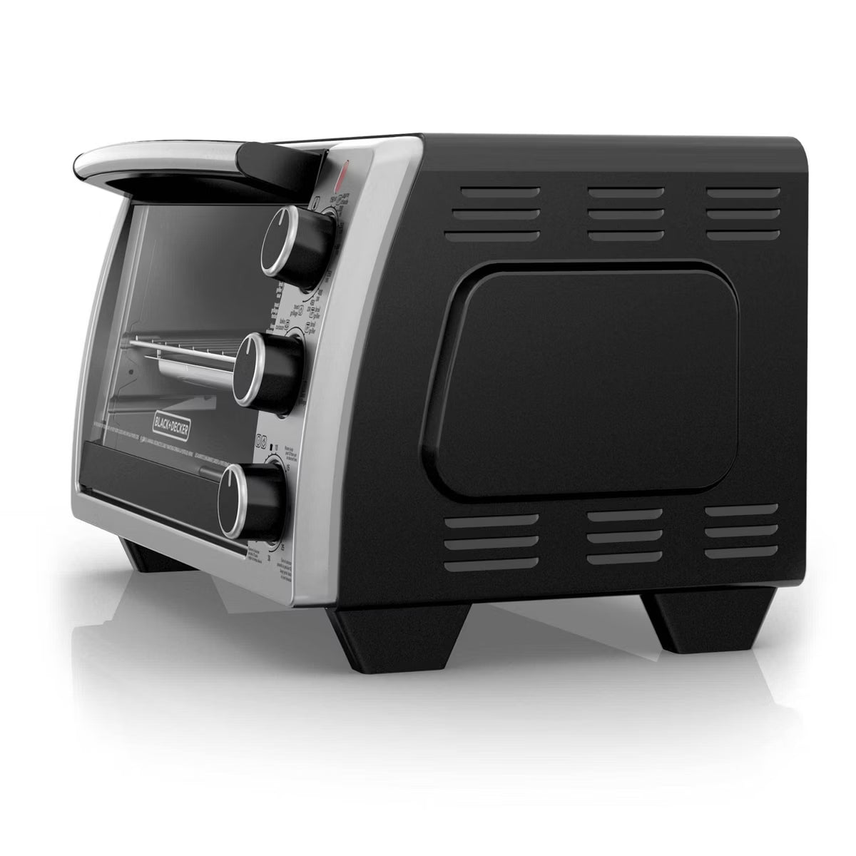 Toaster Oven – 6 Slice Toaster Oven - : Countertop – Black