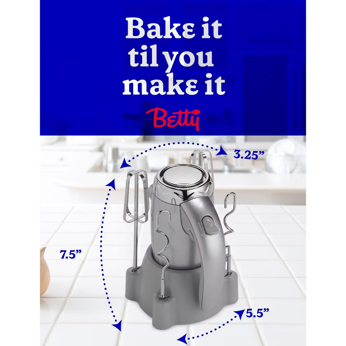 Hand Mixer – Hand Mixer 7 Speed – Silver