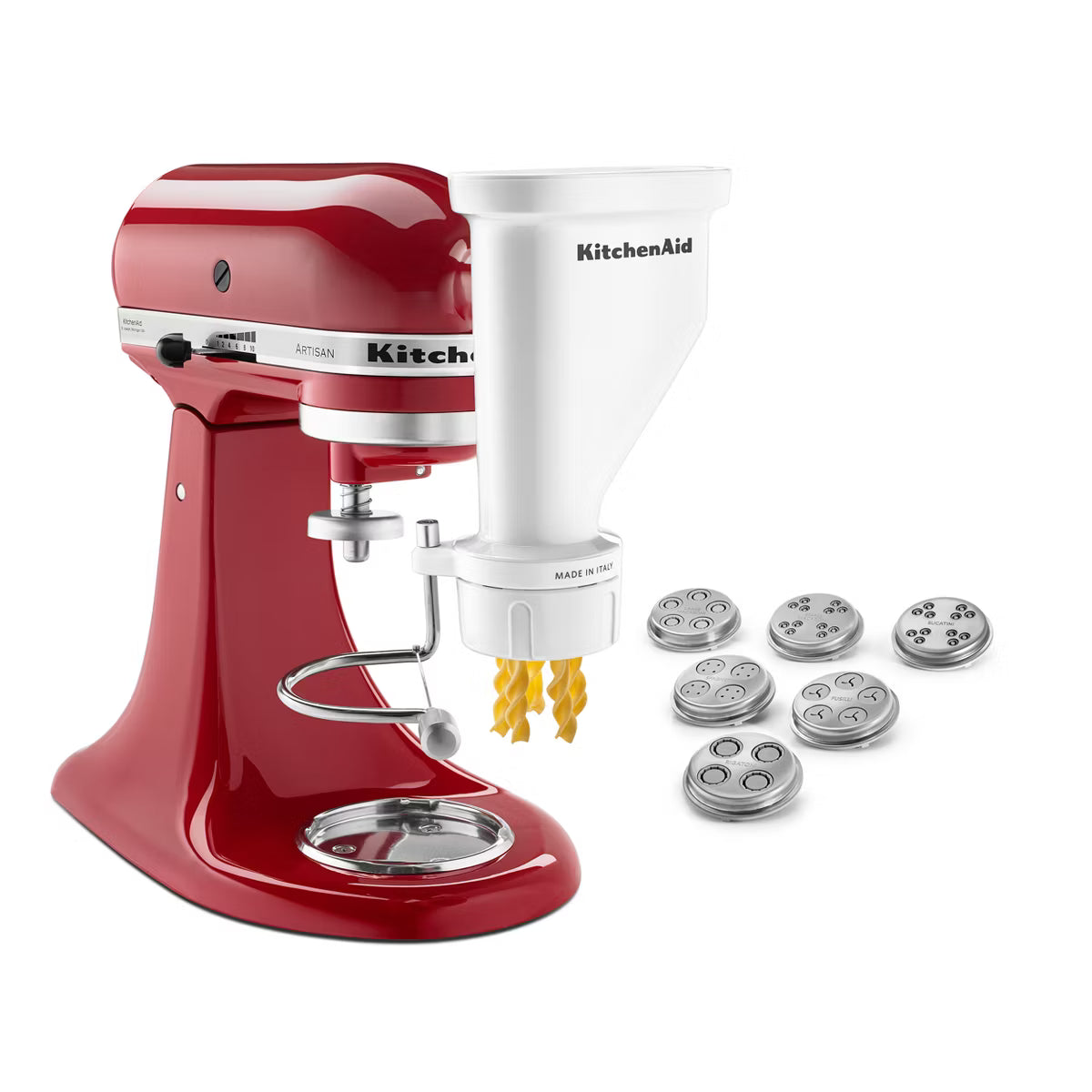 Pasta Maker Accessory – Gourmet Pasta Press – Red