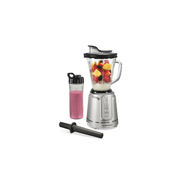 Countertop Blender – PowerBlend Duo 52oz Glass Jar – Silver