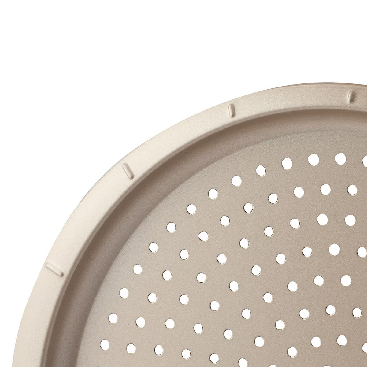 Baking Sheet – stick Carbon Steel Perforated Pizza Pan 12.5" – Beige