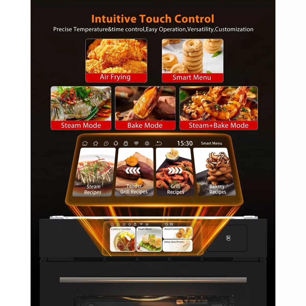 Oven – 24" Single Wall Oven – Black