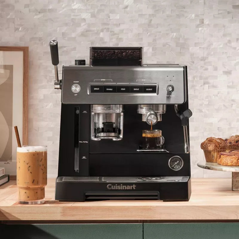 Espresso Machine – Espresso Bar Collection Grind & Brew Espresso Machine – Gray