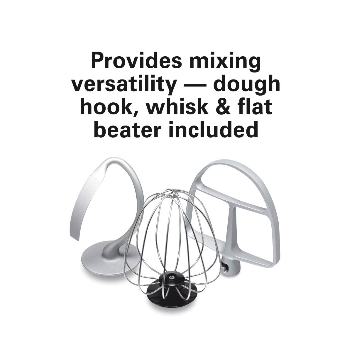 Stand Mixer – Stand Mixer 7 Speeds 4 Quart Capacity 63385: Metal, 300W – Silver