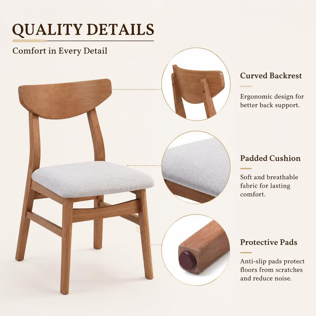 Dining Set – Culinvaro 3-Piece Modern Table and Chair Set