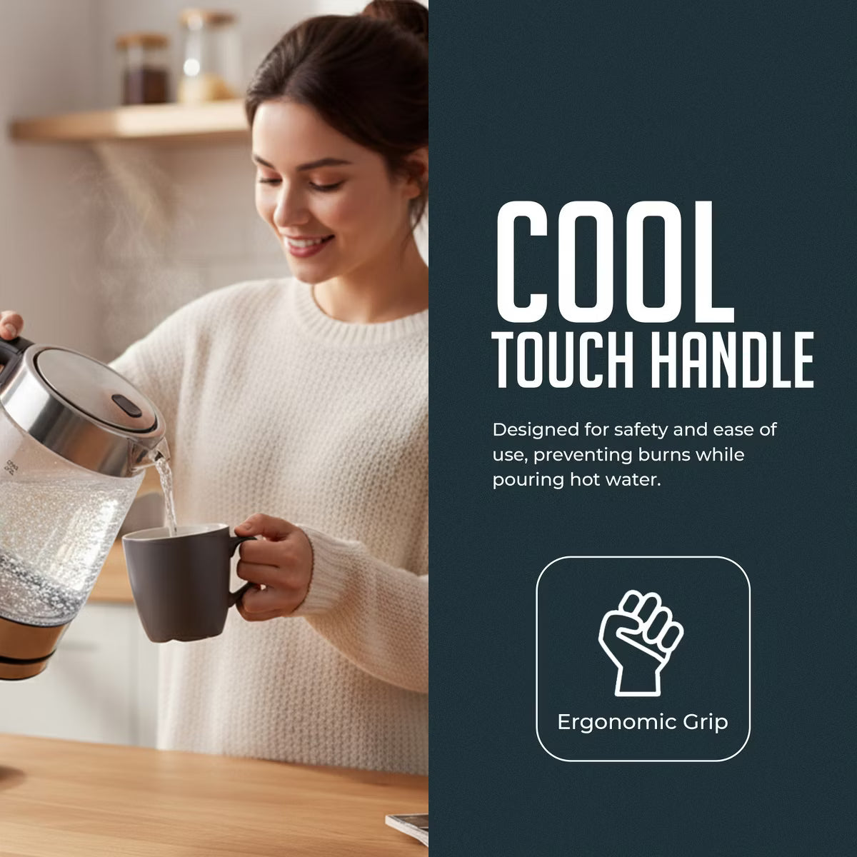 Speed-Boil Glass Electric Water Boiler & Warmer Tea Heater