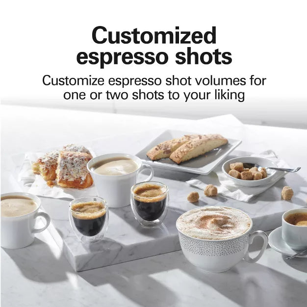Espresso Machine – Retro Slide Espresso Machine 40730 – Black