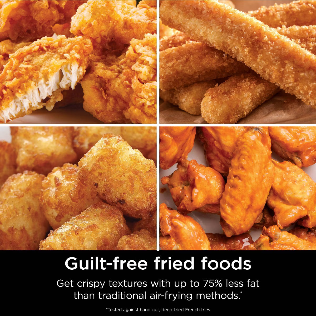 Air Fryer – Pro 4-in-1Air Fryer : 5-Quart, 1750W – Black
