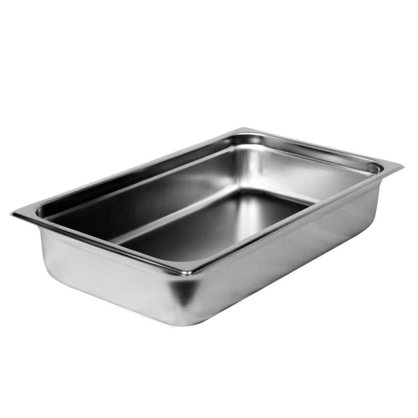 Steam Table Pan – Full Size Deep 24 Gauge Anti Jam Pans – Silver