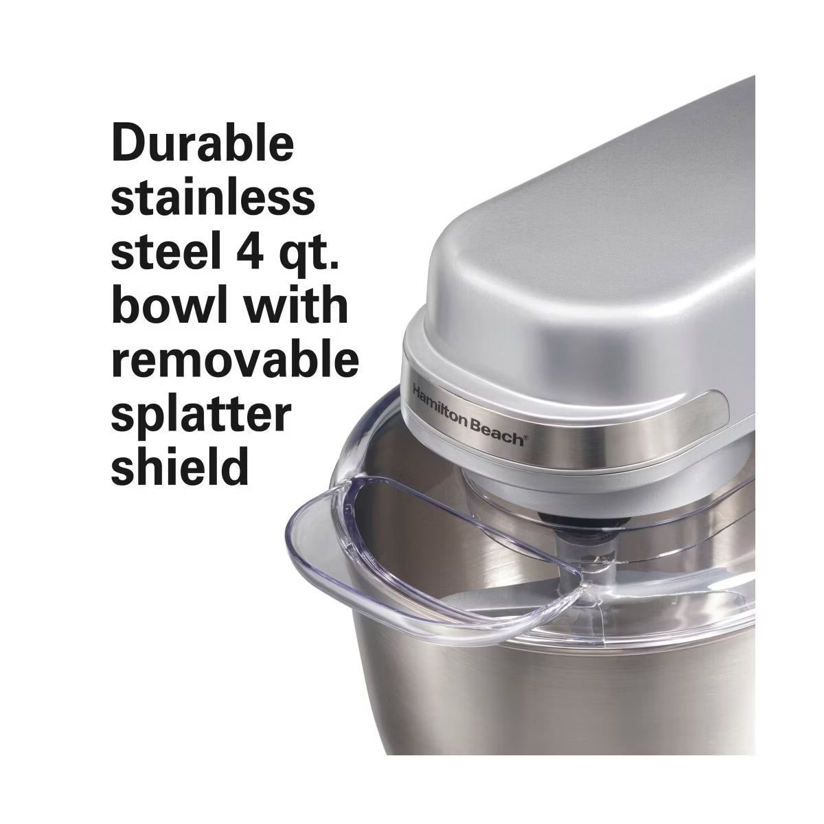 Stand Mixer – Stand Mixer 7 Speeds 4 Quart Capacity 63385: Metal, 300W – Silver