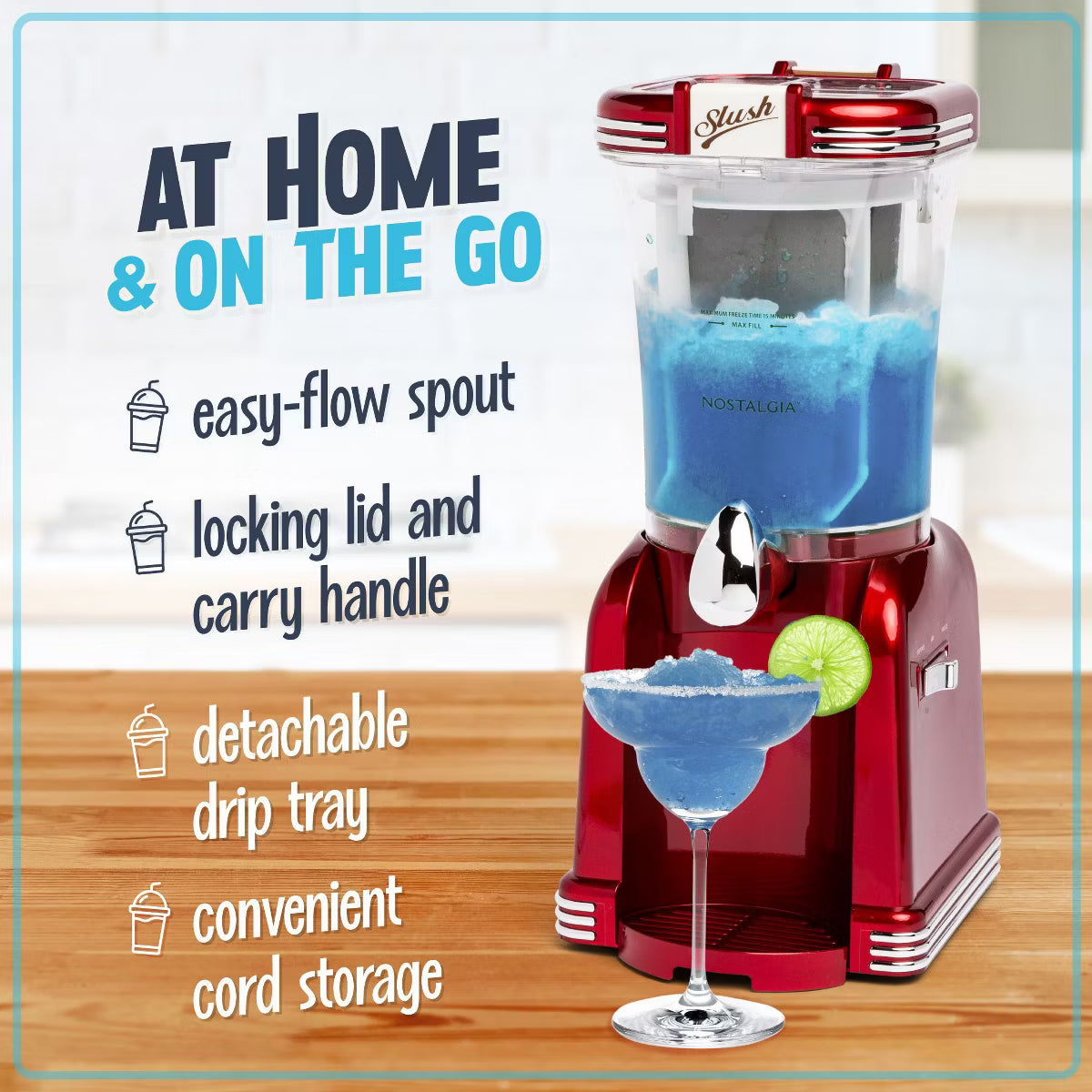Frozen Drink Maker – Ounce Retro Slush Drink Maker - Retro – Red