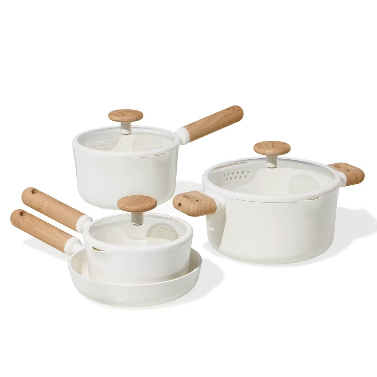 Cookware Set – 11pc Ceramic Nonstick Cookware Set 4.44 out of 5 stars – Cream