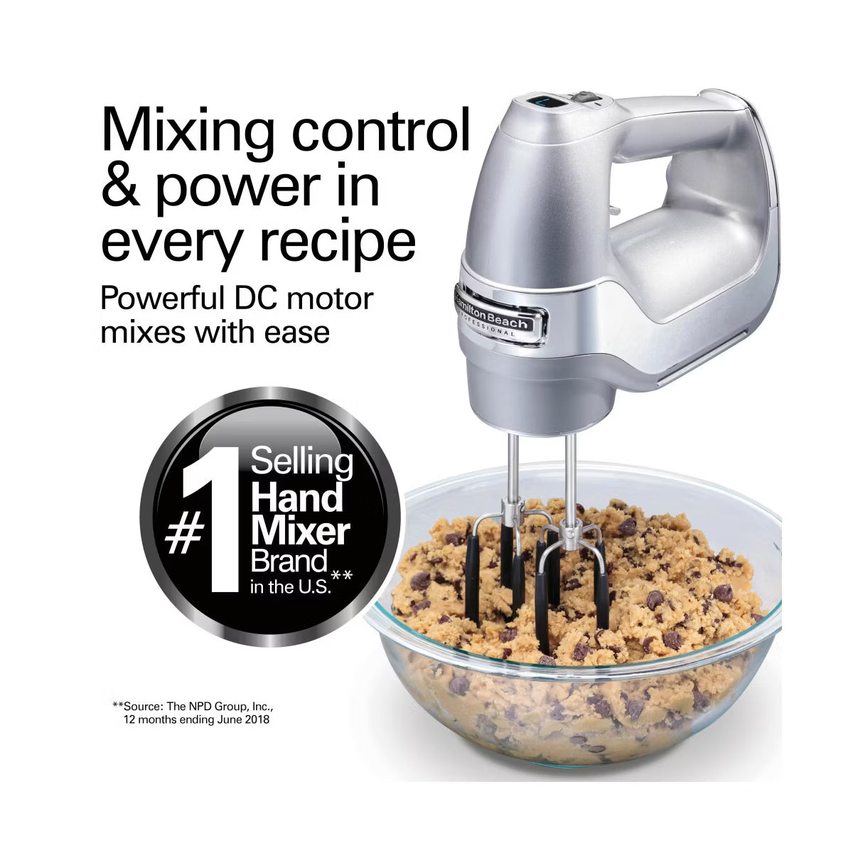 Hand Mixer – Professional 7-Speed Hand Mixer – Stainless Steel