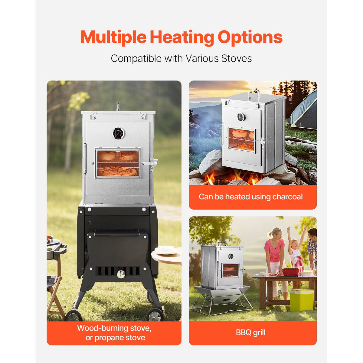 Camping Cookware – Portable Camping Stove – Silver