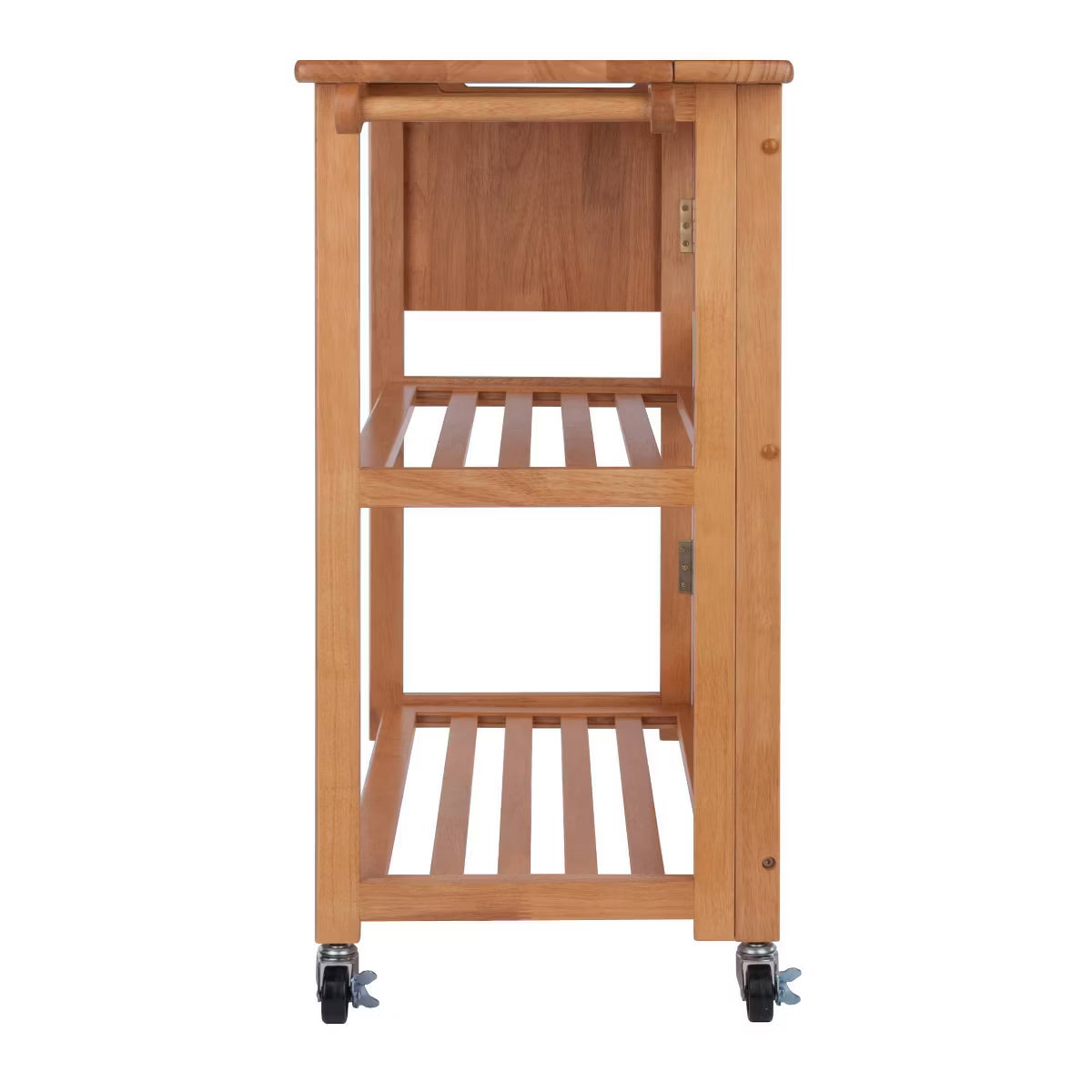 Storage Cart – Culinvaro Foldable Cart Wood/Light Oak