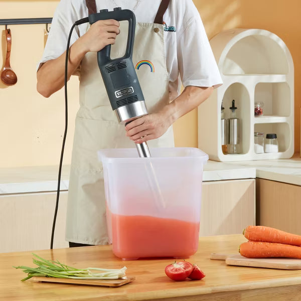 Immersion Blender – Blender, 750W 16" Heavy Duty Hand Mixer – Stainless Steel