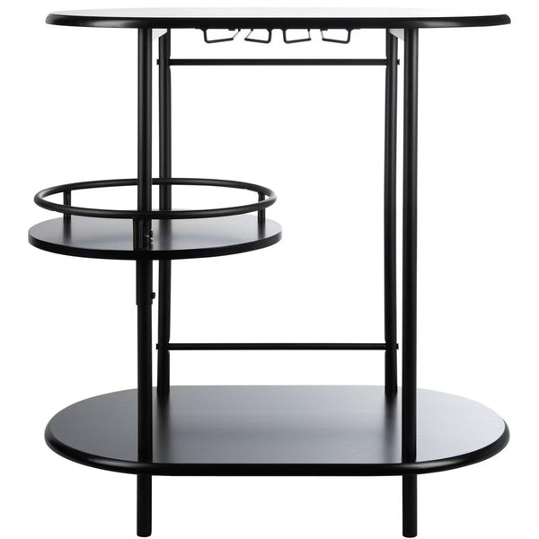 Bar Table – Culinvaro va 3 Tier Swivel Bar Table - BCT8007C - White/Gold