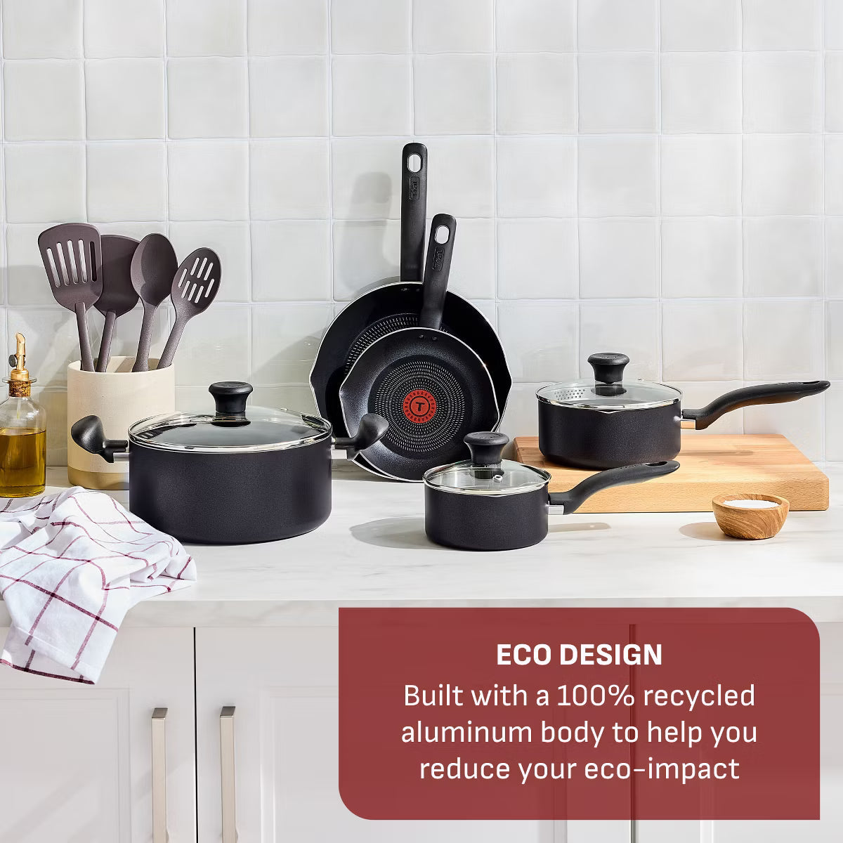 Frying Pan – Simply Cook 3pc (8", 10.5" and 12") Nonstick Fry Pan Set – Black