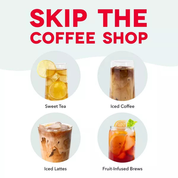 Cold Brew Coffee Maker – Summer Sippers Iced Tea & Coffee Maker – Cream