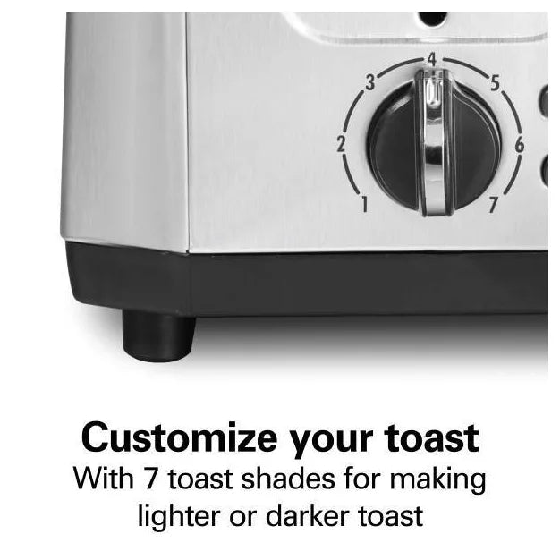 Toaster – 2 Slice Toaster - : Bagel & Bread Toaster, High – Silver