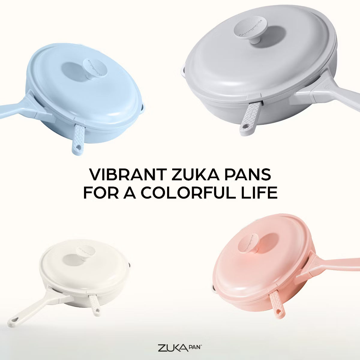 Frying Pan – Zuka Everyday Pan 8" Nonstick Multi – Cream