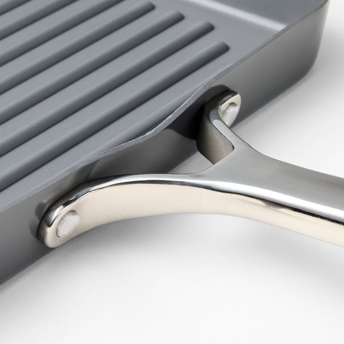 Griddle Pan – 2" Aluminum Ceramic Grill Pan Dark – Striped