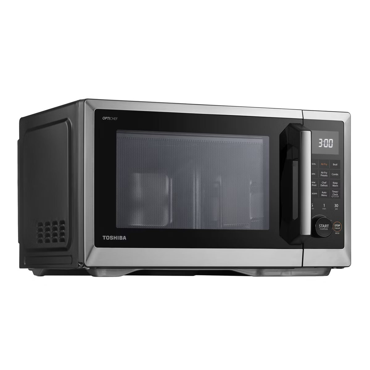 Microwave Oven – 1.0 cu ft Top Airfry Mulitifunctional Countertop Microwave – Black