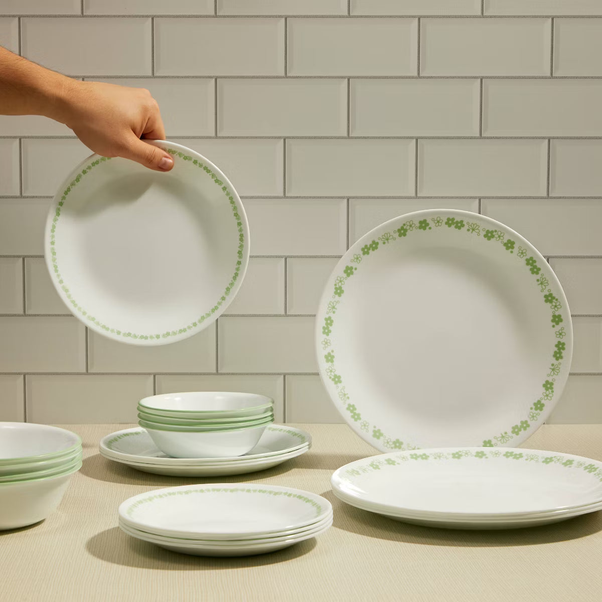 Lunch Plate – Culinvaro 4pk Spring Blossom Lunch Plates