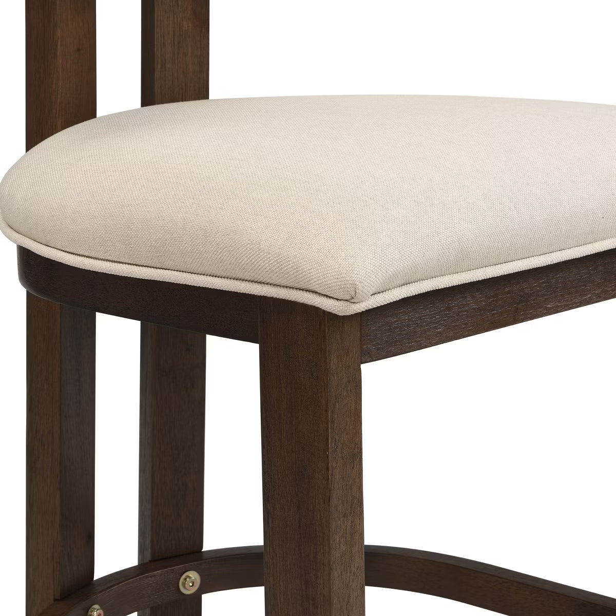 Dining Chair – Culinvaro Johnson 3 Piece Farmhouse Rubberwood Upholstered Counter Height Dining Chairs with Fluted Table