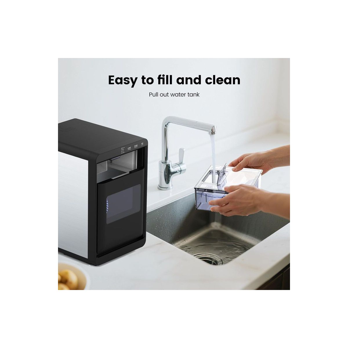 Ice Maker – Countertop Nugget Ice Maker – White