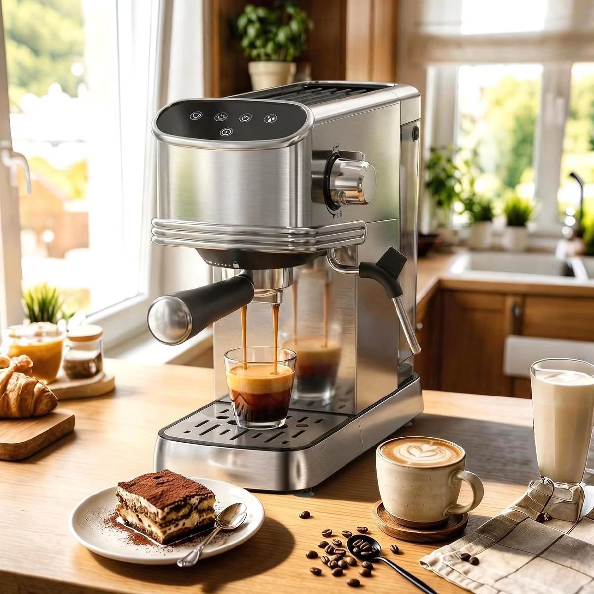 Espresso Machine – Culinvaro 20 Bar Espresso Machine with Milk Frother