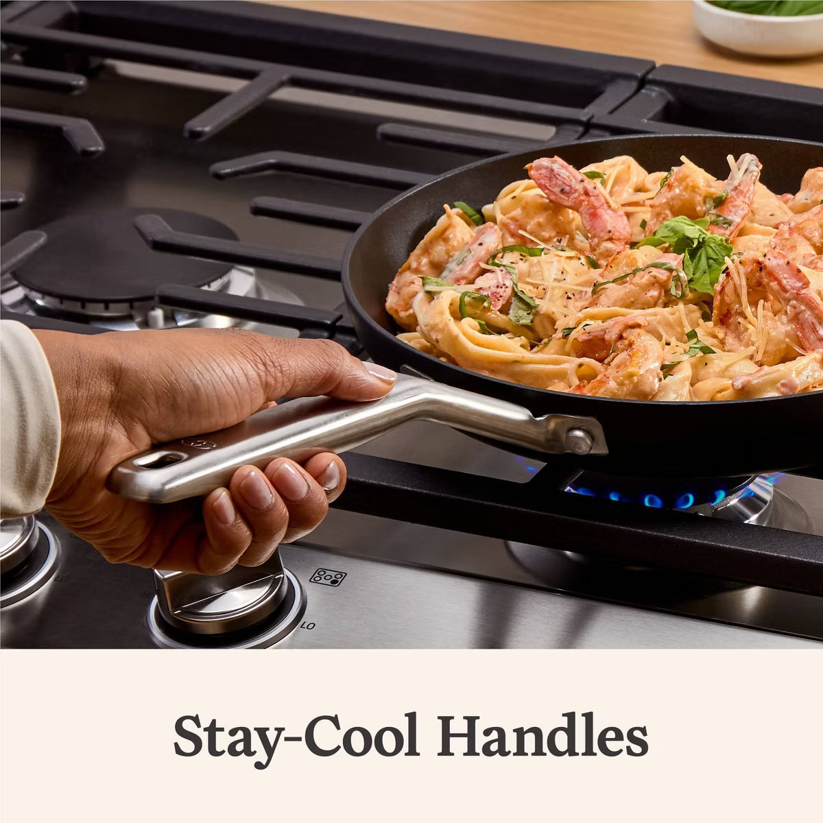 Frying Pan – 10" Hard Anodized Nonstick Fry Pan with Lid: Non-Toxic Skillet – Black