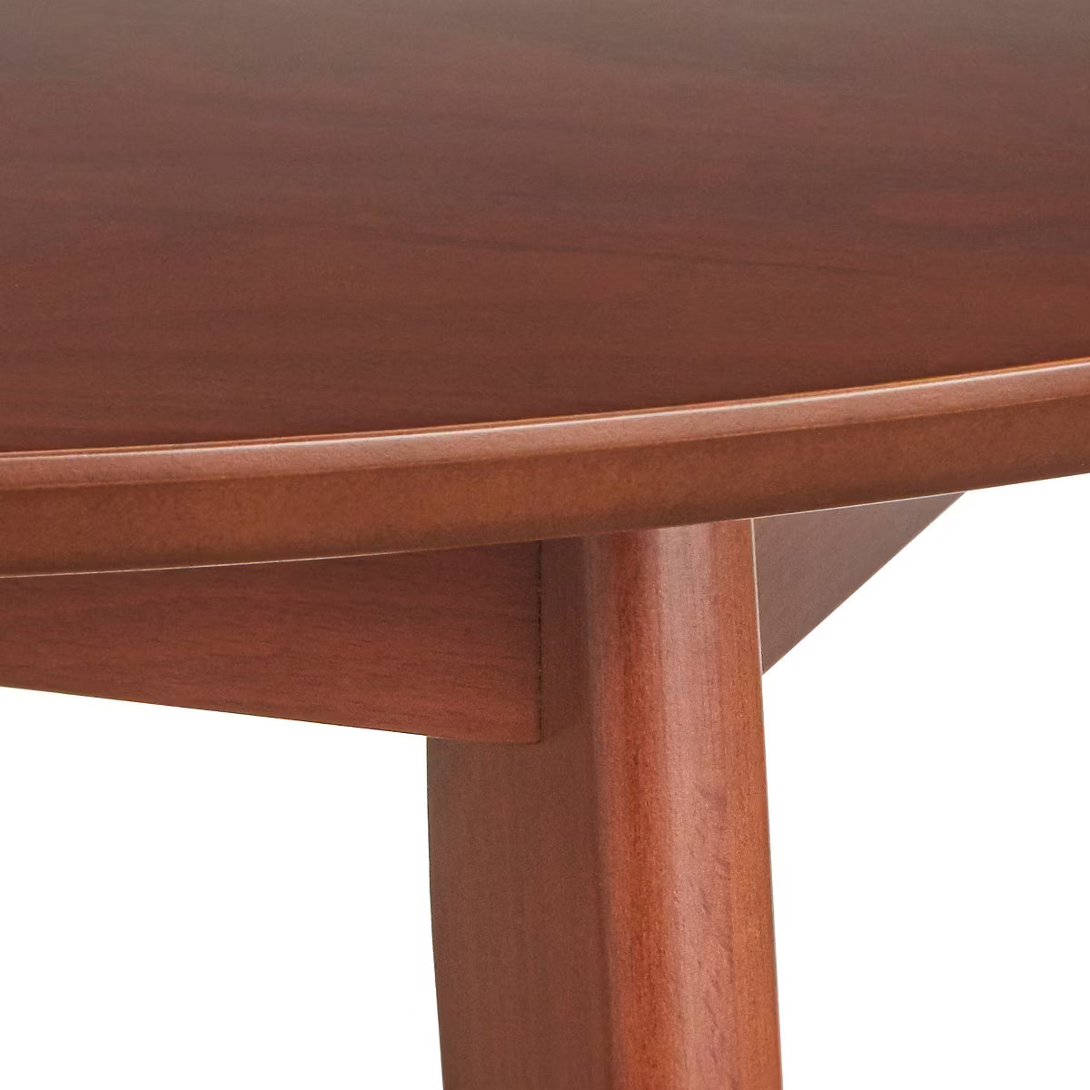 3pc Tania Mid Century Modern Dining Set Walnut