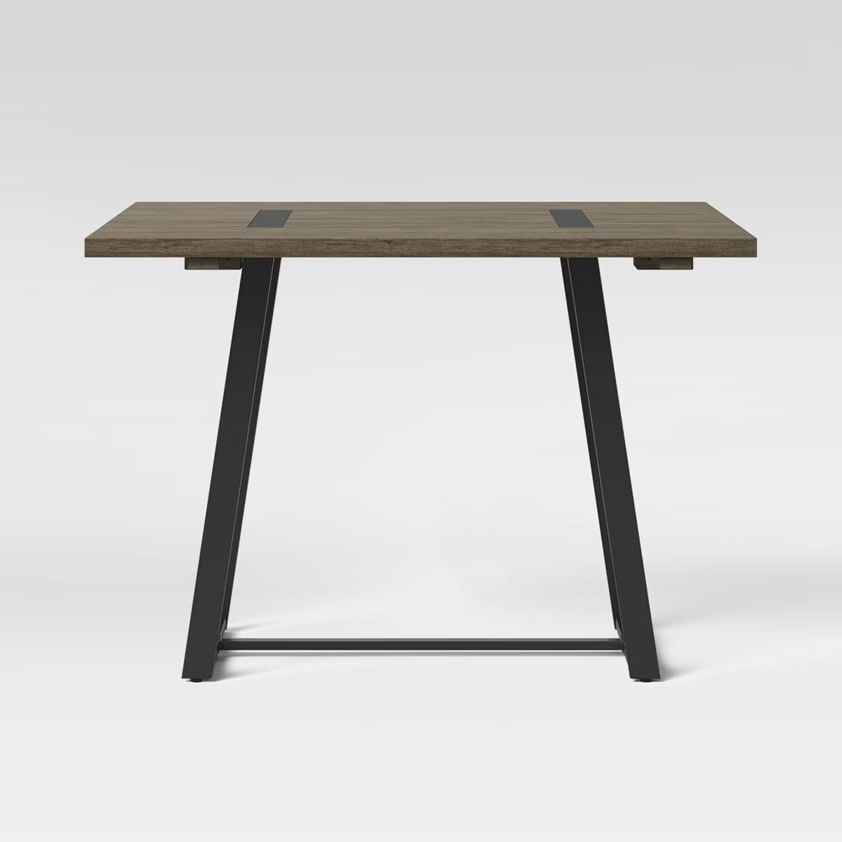 Dining Table – Culinvaro Brimfield Metal Base Extendable Dining Table Brown