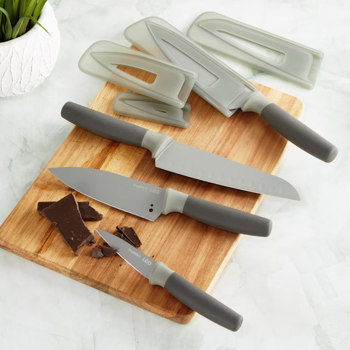 Non-stick Stainless Steel Chef's Knife 7.5", Recycled Material