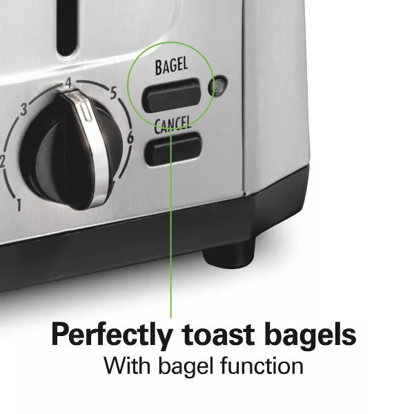 Toaster – 2 Slice Toaster - : Bagel & Bread Toaster, High – Silver